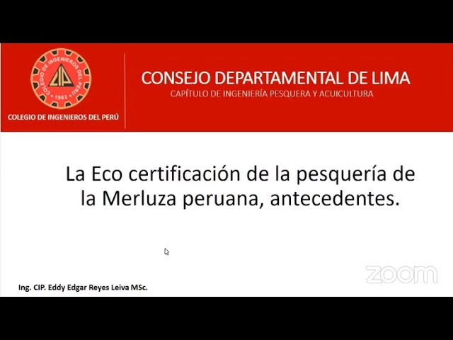 La certificación MSC de la merluza en el Perú – Antecedentes