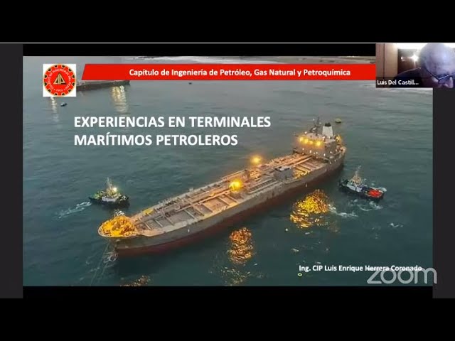 Conferencia: Experiencias en terminales marítimos petroleros