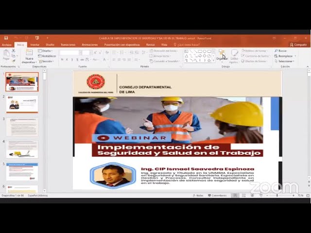 Webinar: Implementación de seguridad y salud en el trabajo