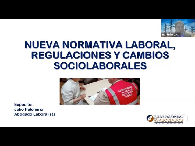 Conferencia – Conversatorio “Nueva normatividad laboral, regulaciones y cambios socio laborales”