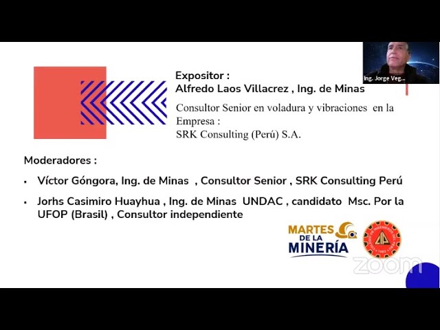 Martes de la Minería: Estudios para reducir la sismicidad inducida por voladura en excavaciones subterráneas.