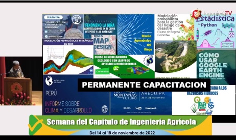 Semana del Capítulo de Ingeniería Agrícola 2022