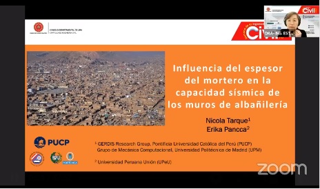 Influencia del espesor del mortero en la capacidad sísmica de los muros de albañilería