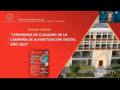 Ceremonia de clausura de la campaña de alfabetización digital año 2022