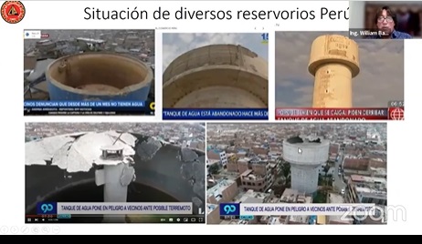 Rehabilitación y Reforzamiento sismo resistente de Reservorios elevados