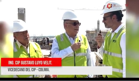 Visita del CIP-CDLima a la obra de ampliación del Aeropuerto Jorge Chávez