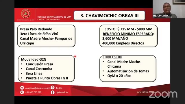 Medio Siglo de las Irrigaciones: caso Chavimochic