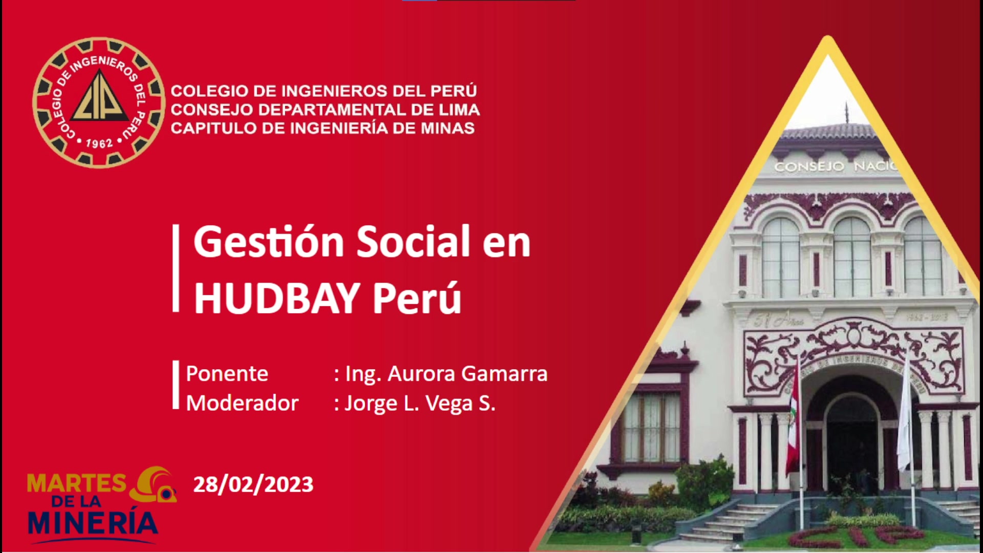 La gestión social en HUDBAY Perú