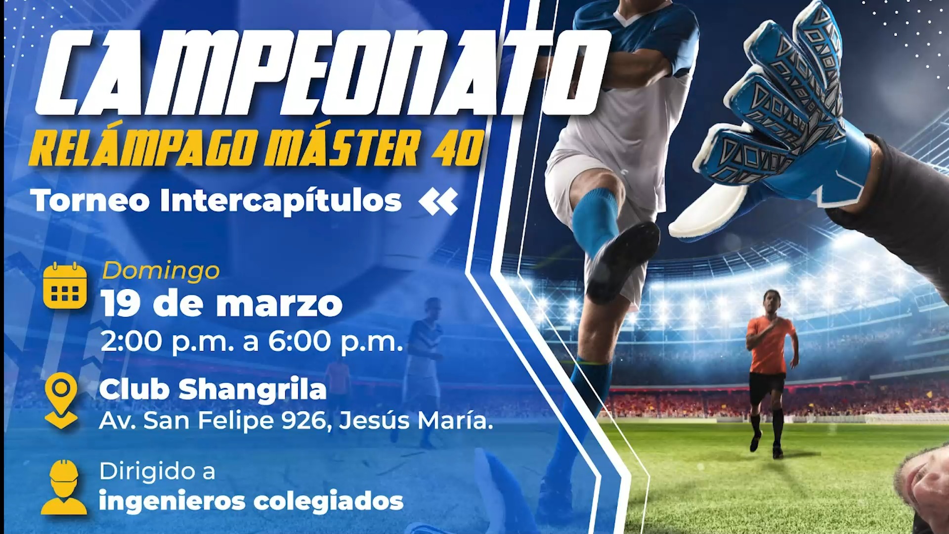 Campeonato Relámpago Intercapítulos Máster 40 del CIP-CDLima