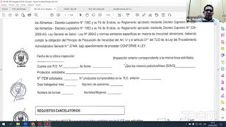 Actualización de las actas de inspección para la certificación de validación técnicas oficial del plan HACCP – RD