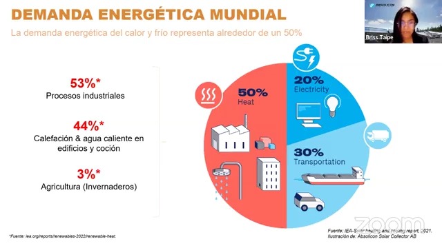 Potencial e Integración de la Energía solar térmica en los procesos industriales