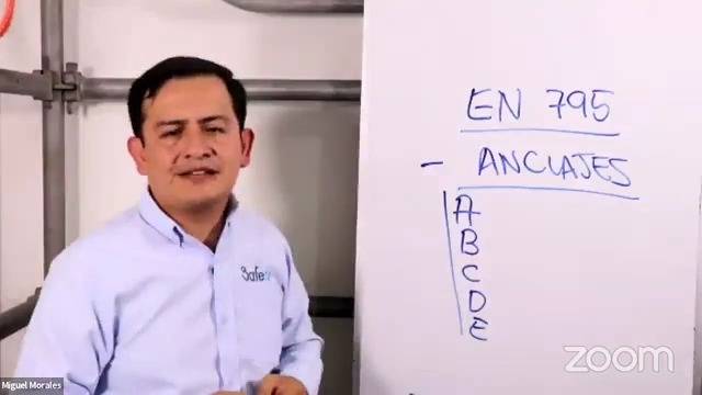 Anclajes para trabajos en altura