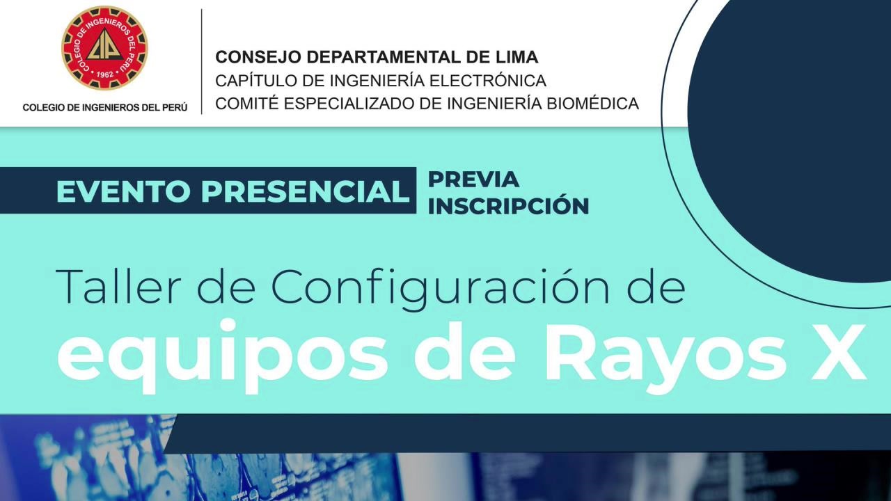 Taller de configuración de equipos de rayos X – Parte 1