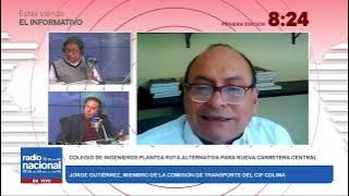 Entrevista Radio Nacional al Ing. CIP Jorge Gutierrez