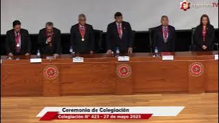 Ceremonia de Colegiación N° 423