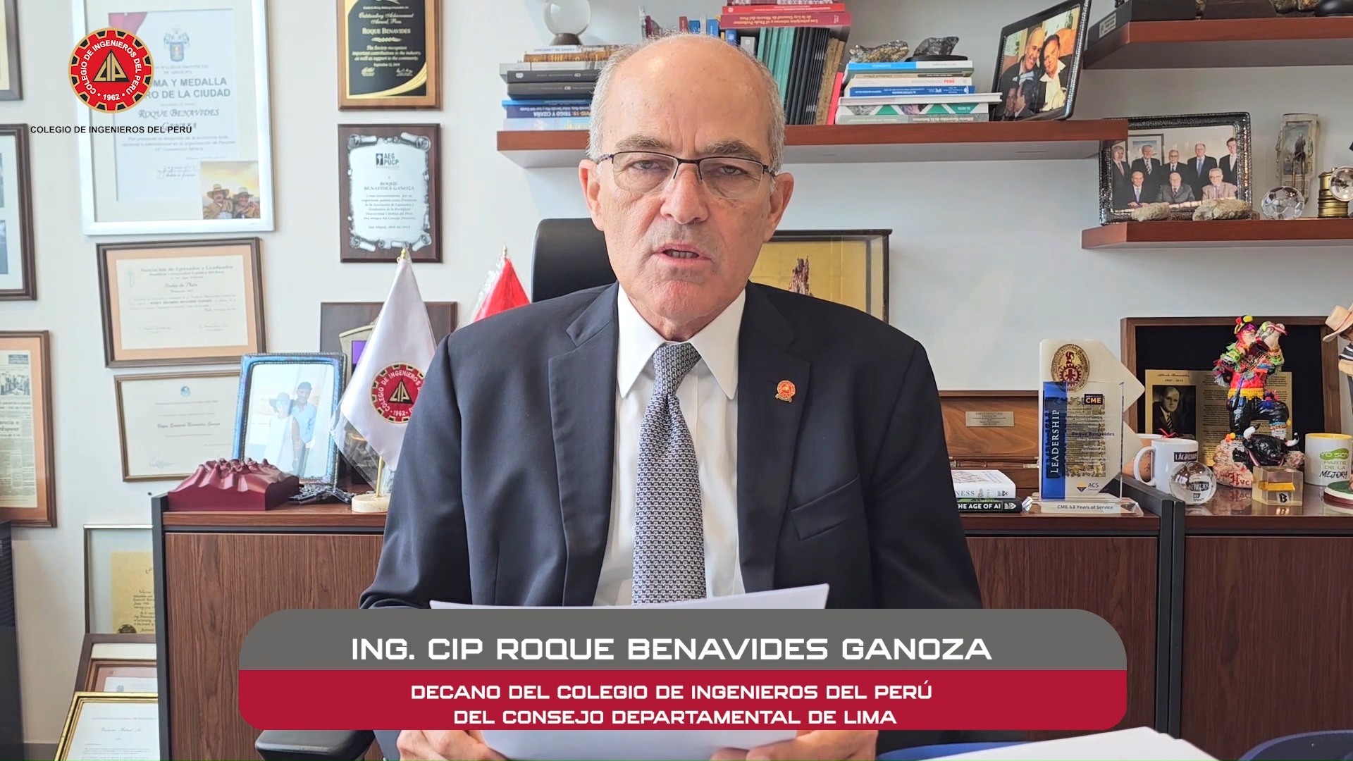 Saludo del decano por el Día del Ingeniero Peruano