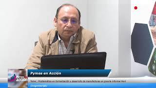 Problemática en formalización y desarrollo de manufacturas en joyería informal Perú