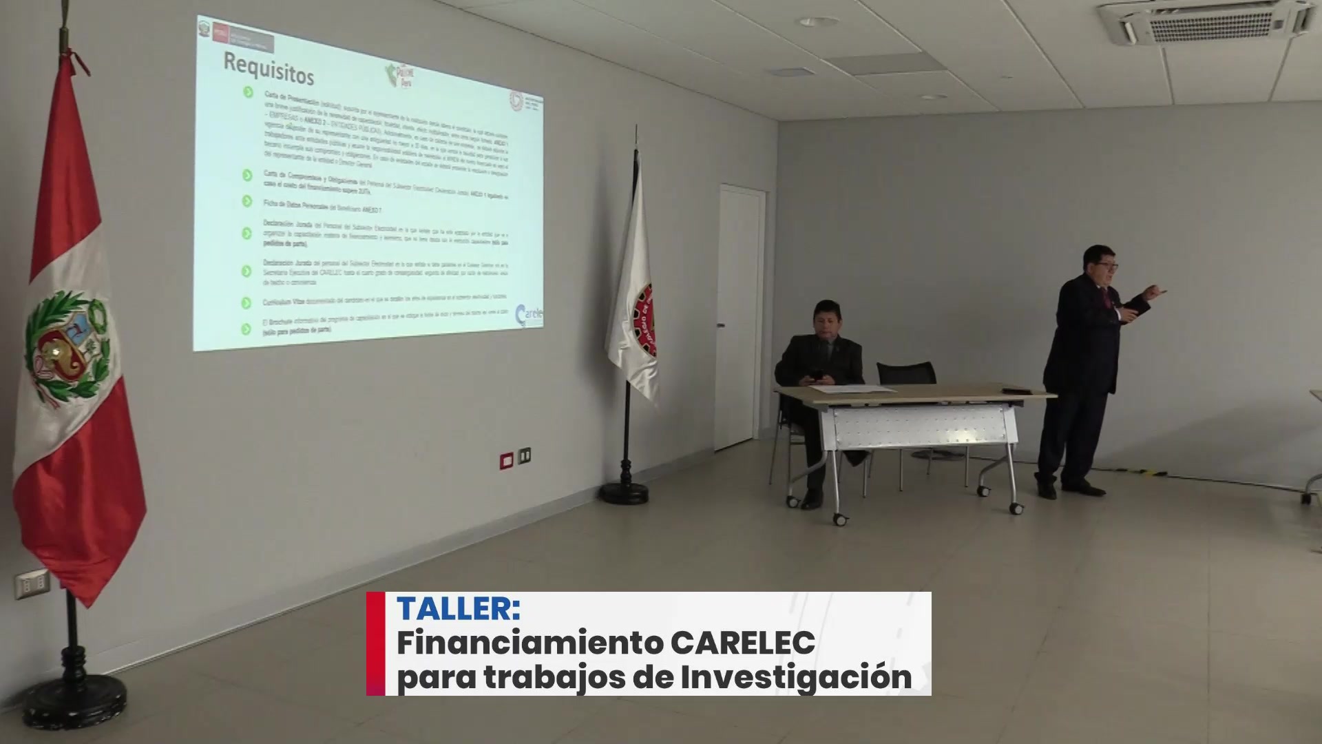 Financiamiento CARELEC para trabajos de Investigación
