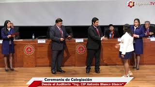 Ceremonia de Colegiación N° 427