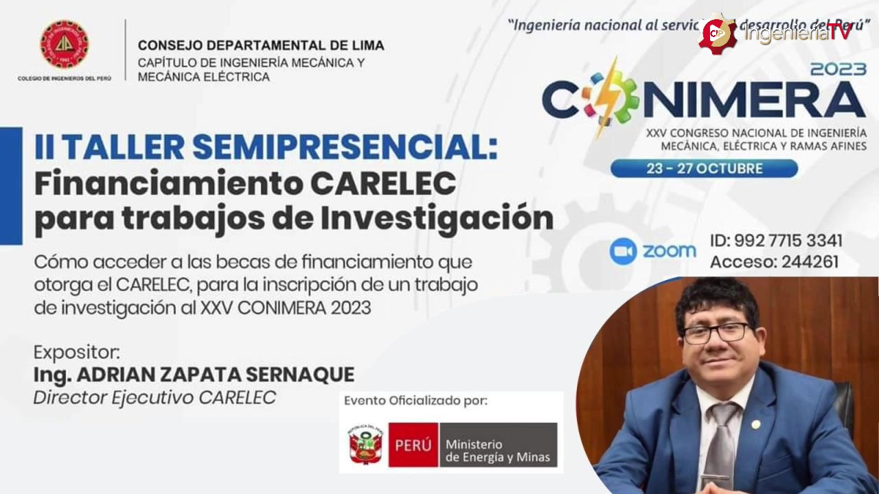 Financiamiento CARELEC para trabajos de Investigación