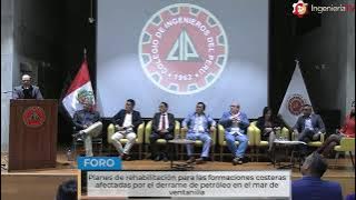 Planes de rehabilitación para las formaciones costeras afectadas por el derrame del petróleo en el mar de Ventanilla