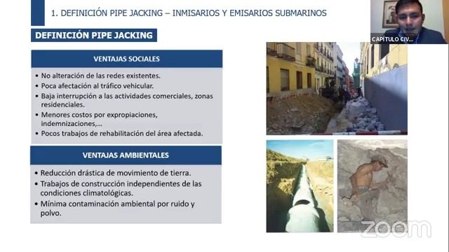 Tecnologías sin zanja con enfoque en la metodología de Pipe Jacking para la construcción de inmisarios y emisarios submarinos en Perú