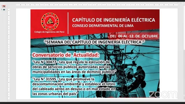 Semana del Capítulo de Ingeniería Eléctrica