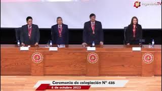 Ceremonia de Colegiación N° 435