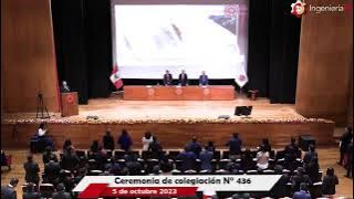Ceremonia de Colegiación N° 436