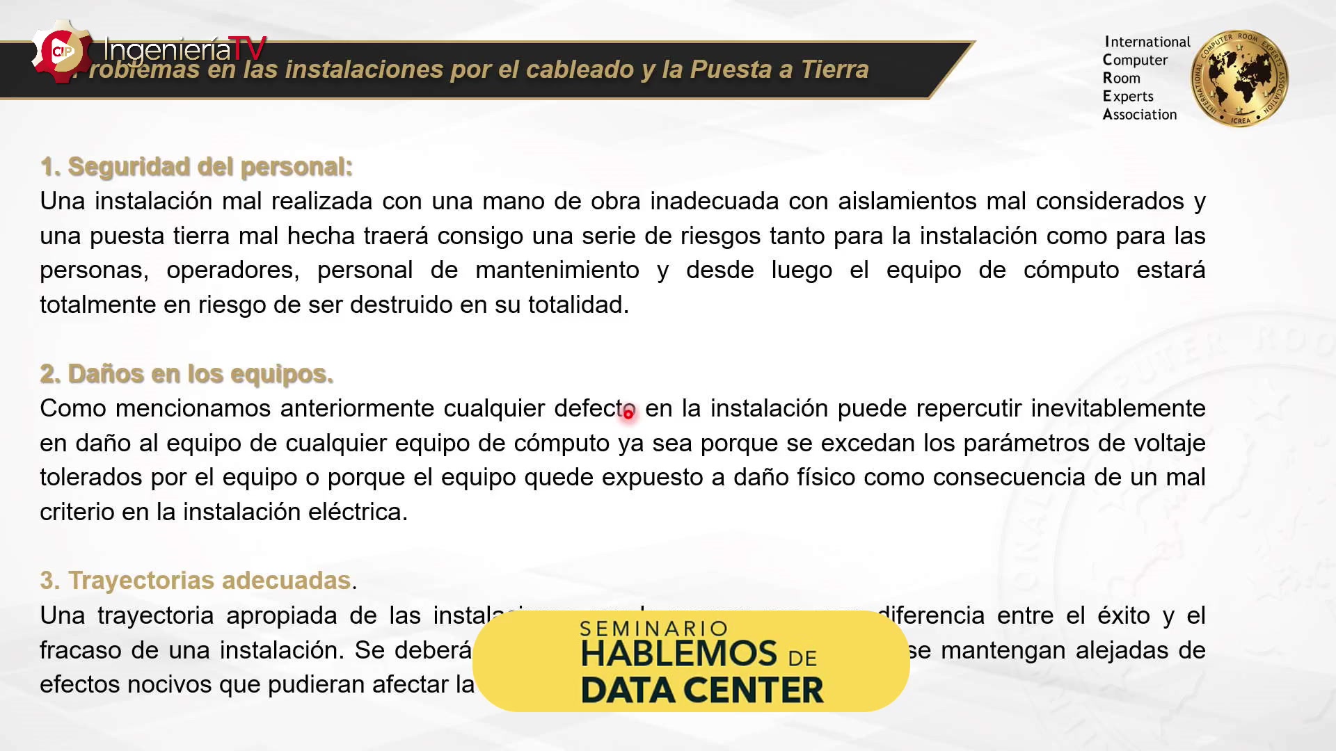 Seminario: Hablemos de Data center (En vivo )Parte 2