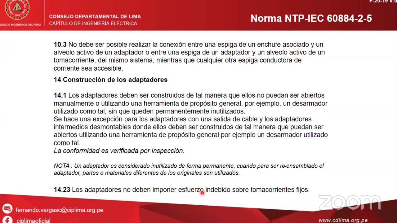 Instalaciones eléctricas de baja tensión para edificaciones – Normas y aplicaciones para el equipamiento