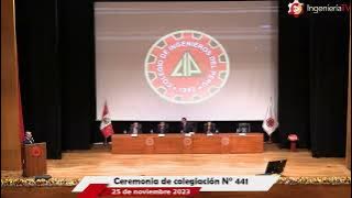 Ceremonia de Colegiación N° 441