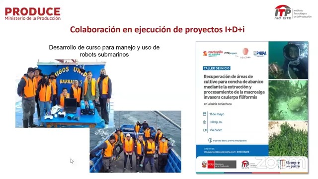 Cadena de Valor y Últimas Tecnologías en Acuicultura, de Interés Comercial