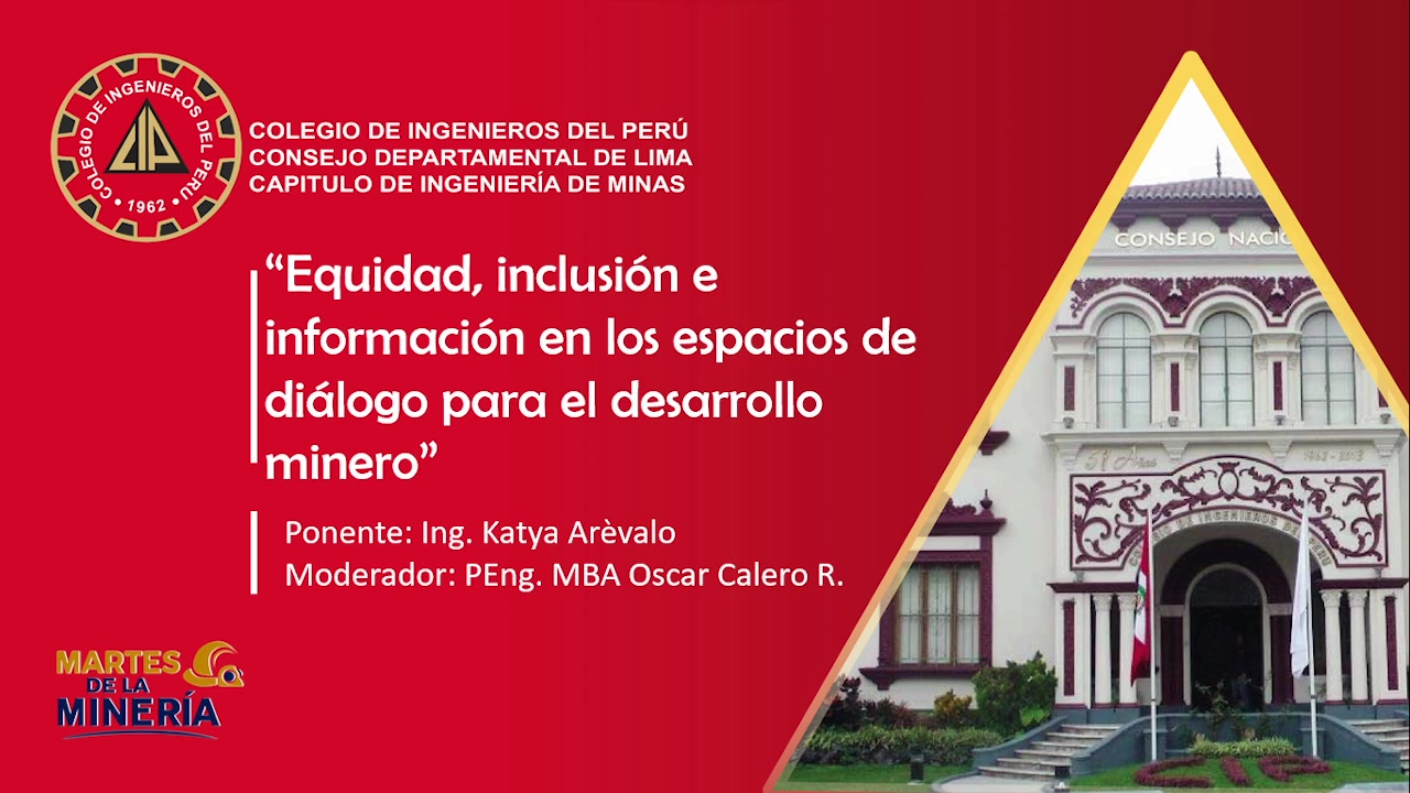 Información y equidad en los espacios en diálogo para el sector minero