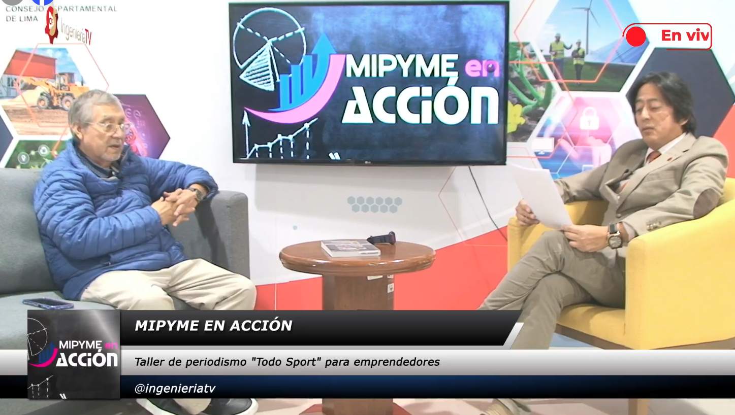 Mipyme en Acción: Taller de periodismo «Todo Sport» para emprendedores