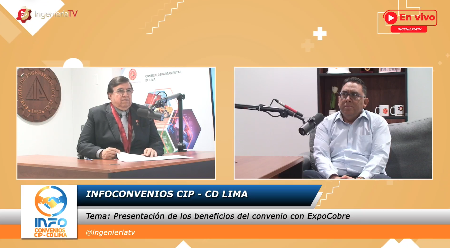 Info Convenios CIP CDLima: Presentación de los beneficios del convenio con ExpoCobre