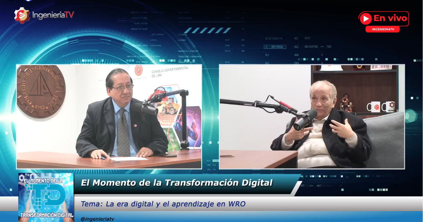 El momento de la transformación digital: La era digital y el aprendizaje en WRO