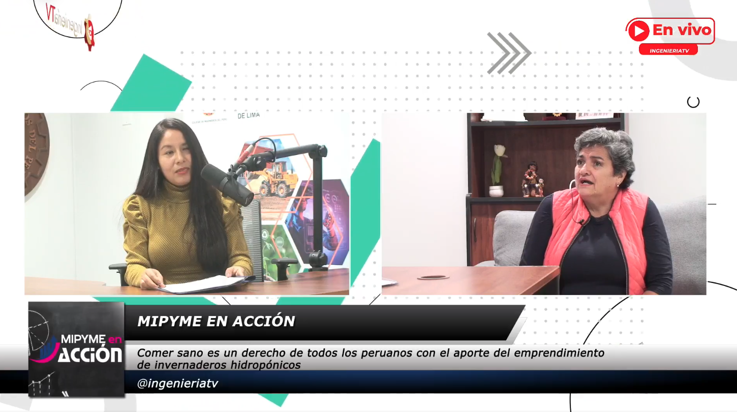 Mipyme en Acción: Comer sano es un derecho de todos los peruanos con el aporte del emprendimiento de invernaderos hidropónicos