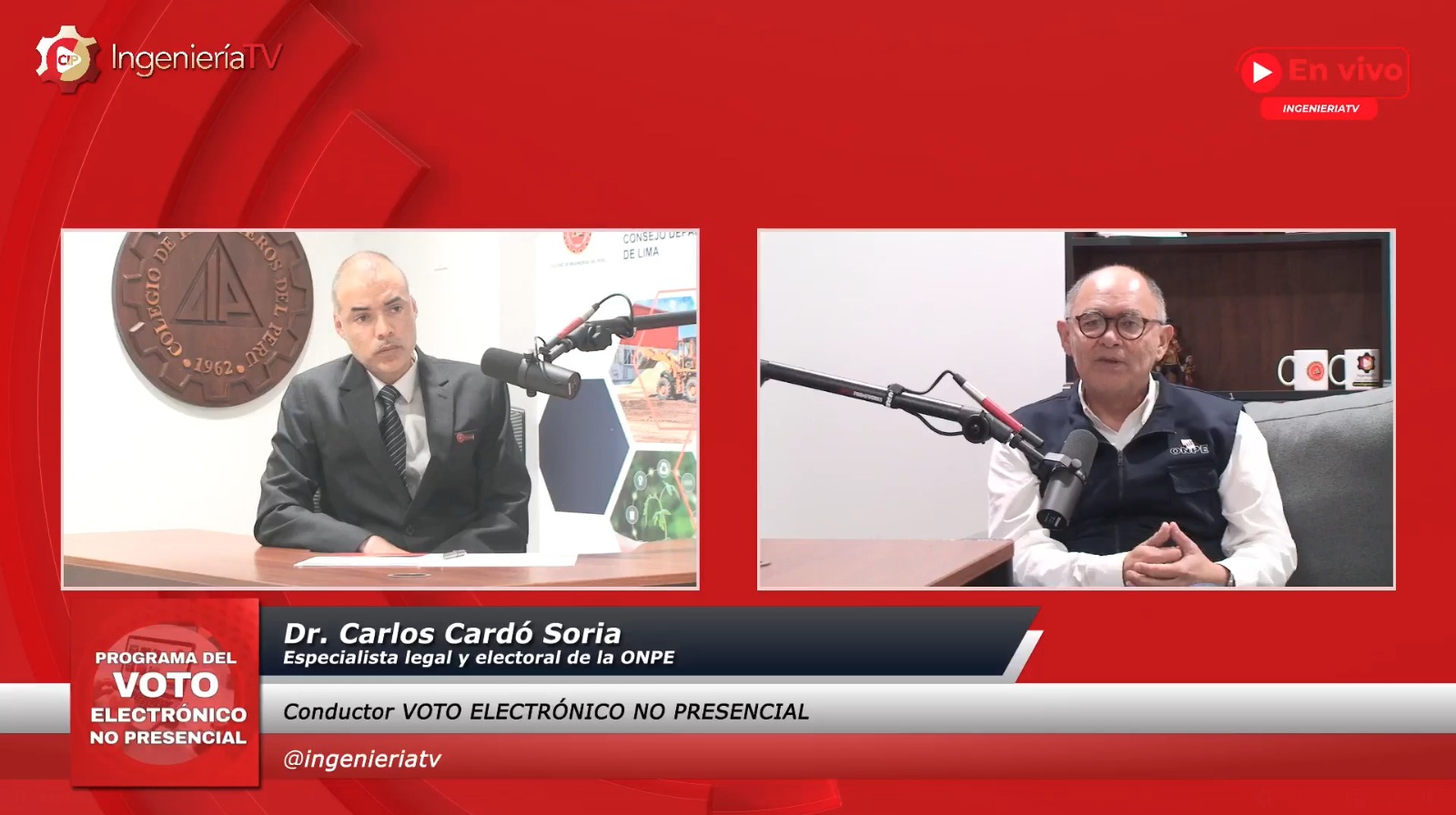 Voto Electrónico No Presencial: Asistencia Técnica de la ONPE en las Elecciones Generales del CIP
