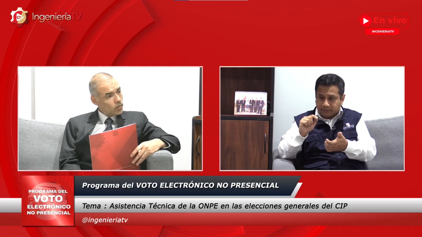 Voto Electrónico No Presencial: Asistencia Técnica en las Elecciones Generales 2024 del CIP – VENP