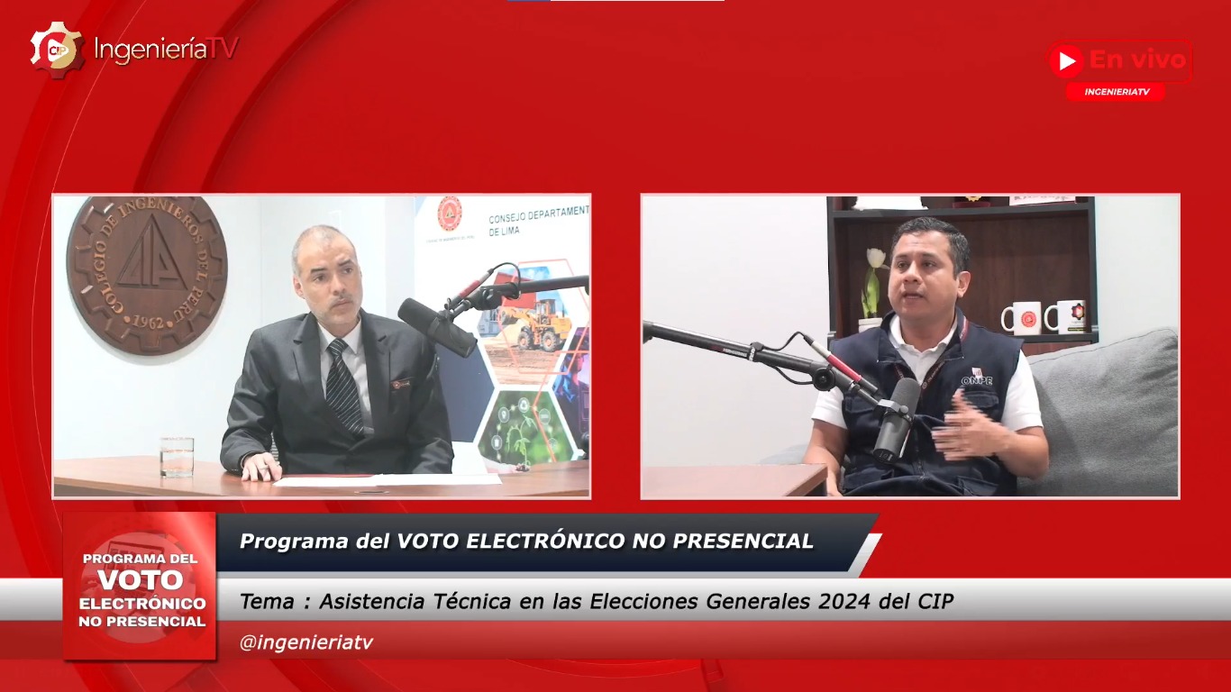 Voto Electrónico No Presencial: Asistencia Técnica en las Elecciones Generales 2024 del CIP