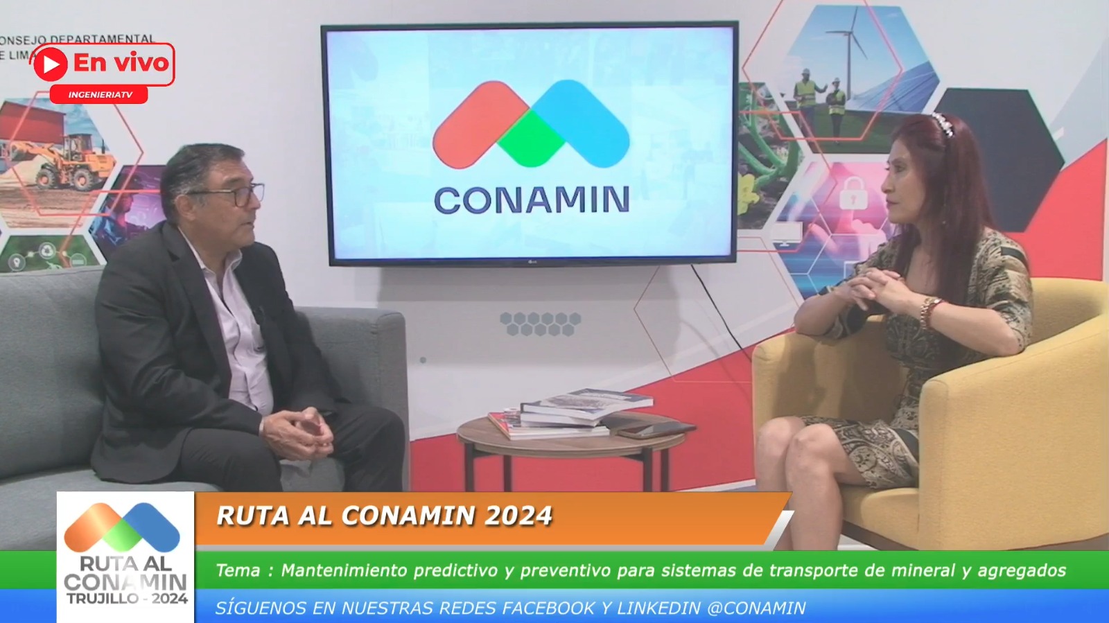Ruta al CONAMIN 2024: Mantenimiento predictivo y preventivo para sistemas de transporte de mineral y agregados