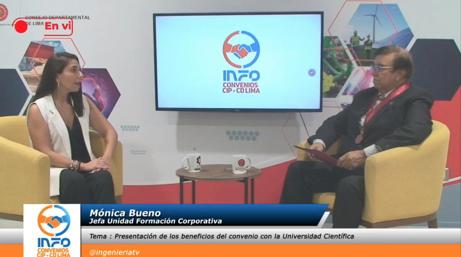 Info Convenios: Presentación de los beneficios del convenio con la Universidad Científica