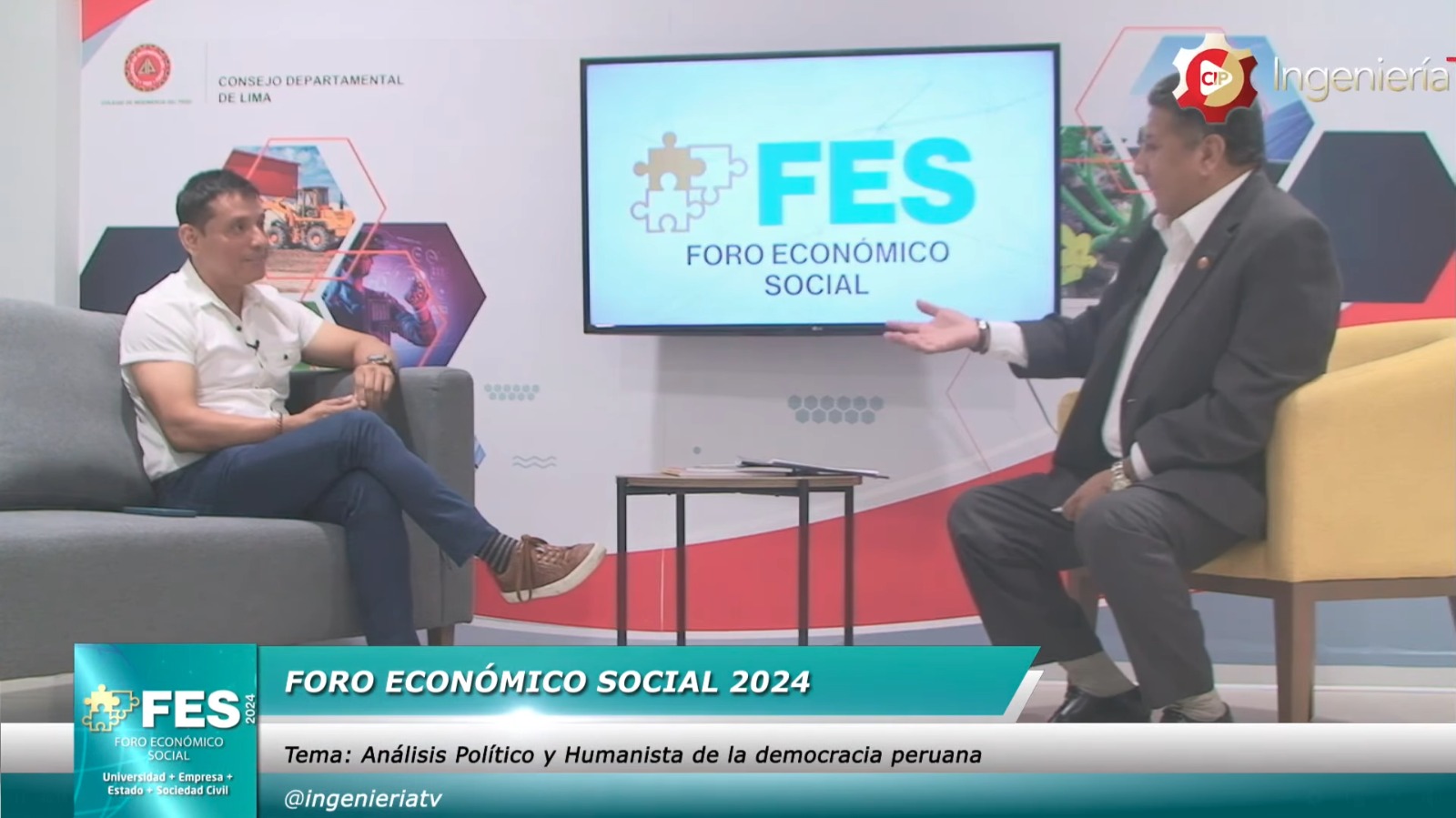 Foro Económico Social: Análisis político y humanista de la democracia peruana.