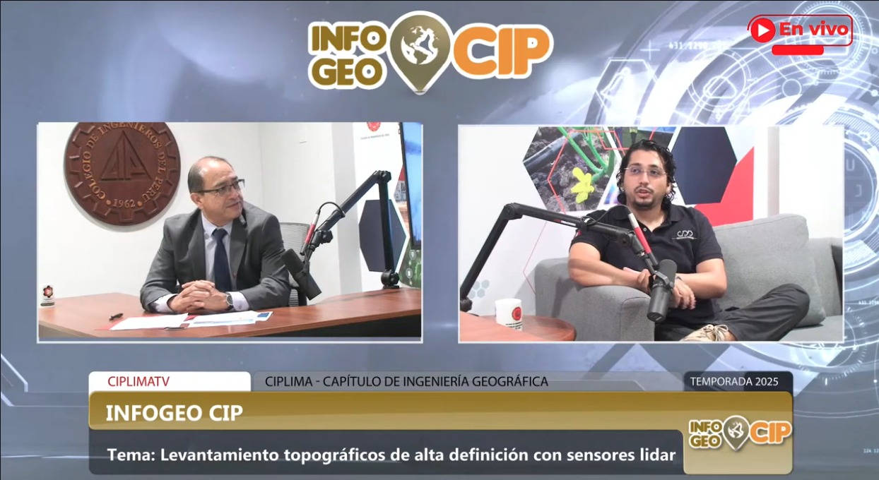 Infogeo CIP: Levantamiento topográficos de alta definición con sensores lidar