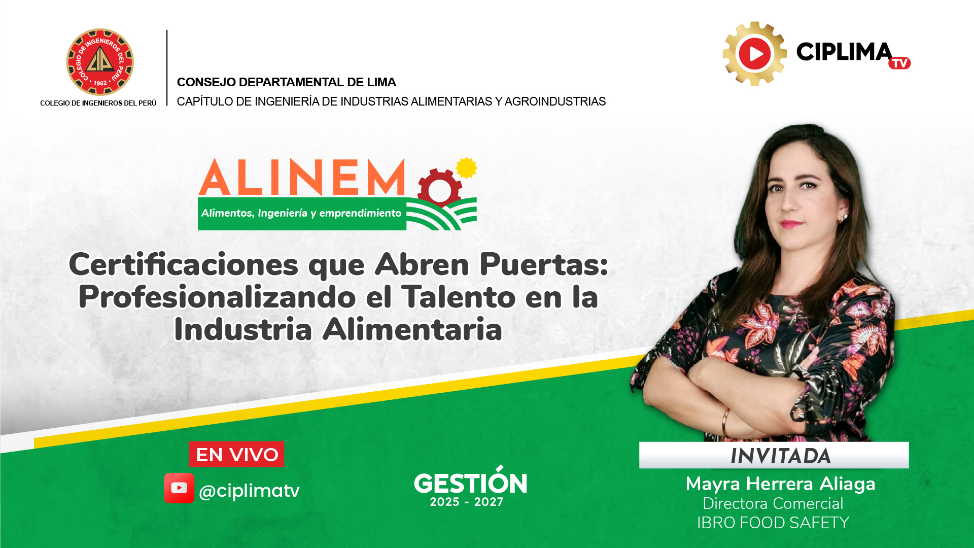 ALINEM, Alimentos, Ingeniería y Emprendimiento: Certificaciones que abren puertas: Profesionalizando el talento en la Industria Alimentaria