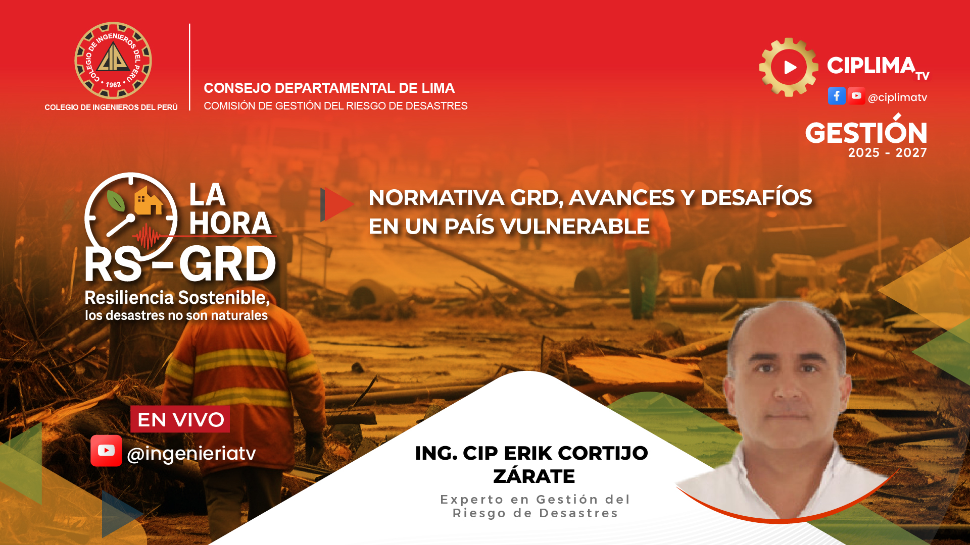 La Hora RS – GRD: Normativa GRD, Avances y Desafíos en un País Vulnerable