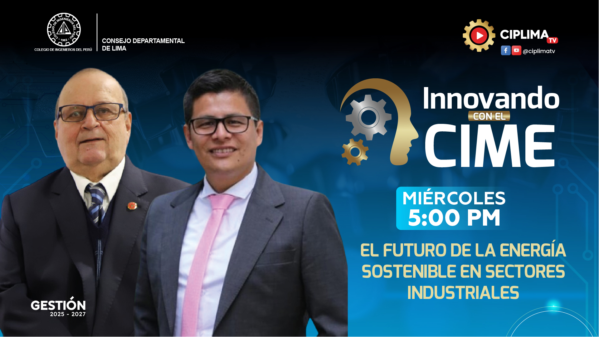 Innovando con el CIME: Análisis de la situación energética en el Perú. Programa inaugural de Innovando con el CIME 2026