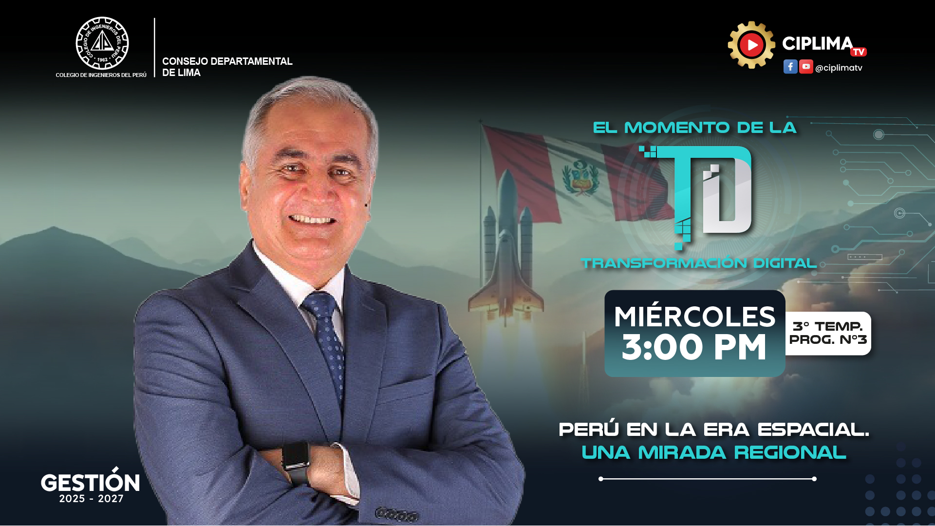 El momento de la transformación digital: Perú en la era espacial. Una mirada regional.