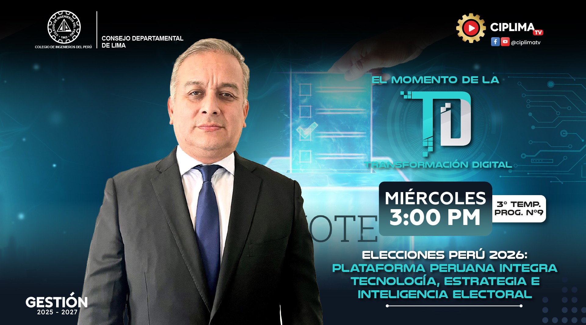 El momento de la transformación digital: Elecciones Perú 2026: Plataforma peruana integra tecnología, estrategia e inteligencia electoral.